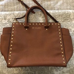 Michael kors studded purse